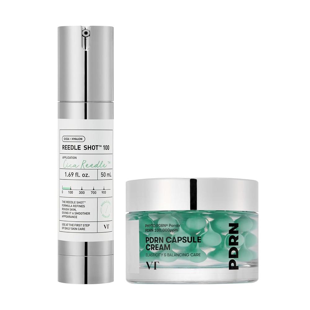 VT COSMETICS CICA REEDLE SHOT 100 + CREMA EN CÁPSULAS PDRN - 1