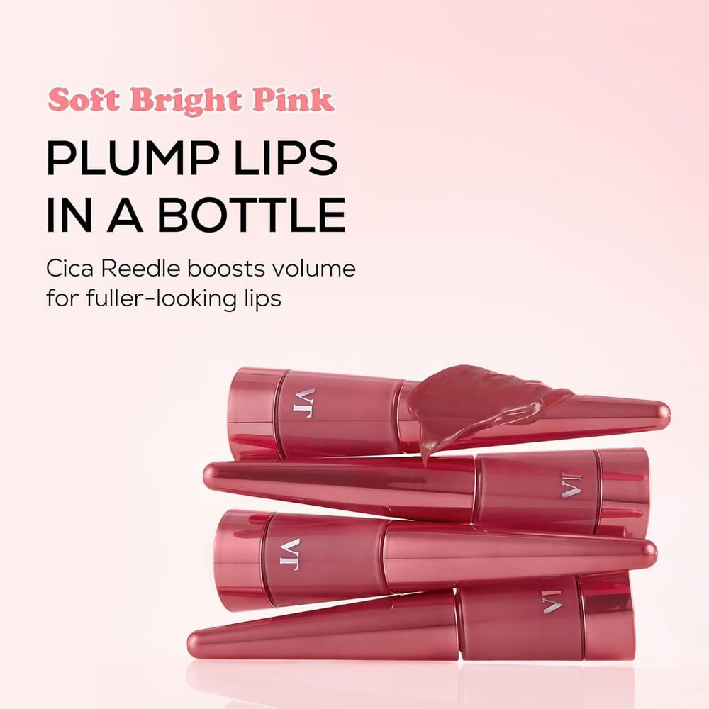 VT COSMETICS REEDLE SHOT BRILLO LABIAL VOLUMINIZADOR ROSA USAGI 4.3G - 3