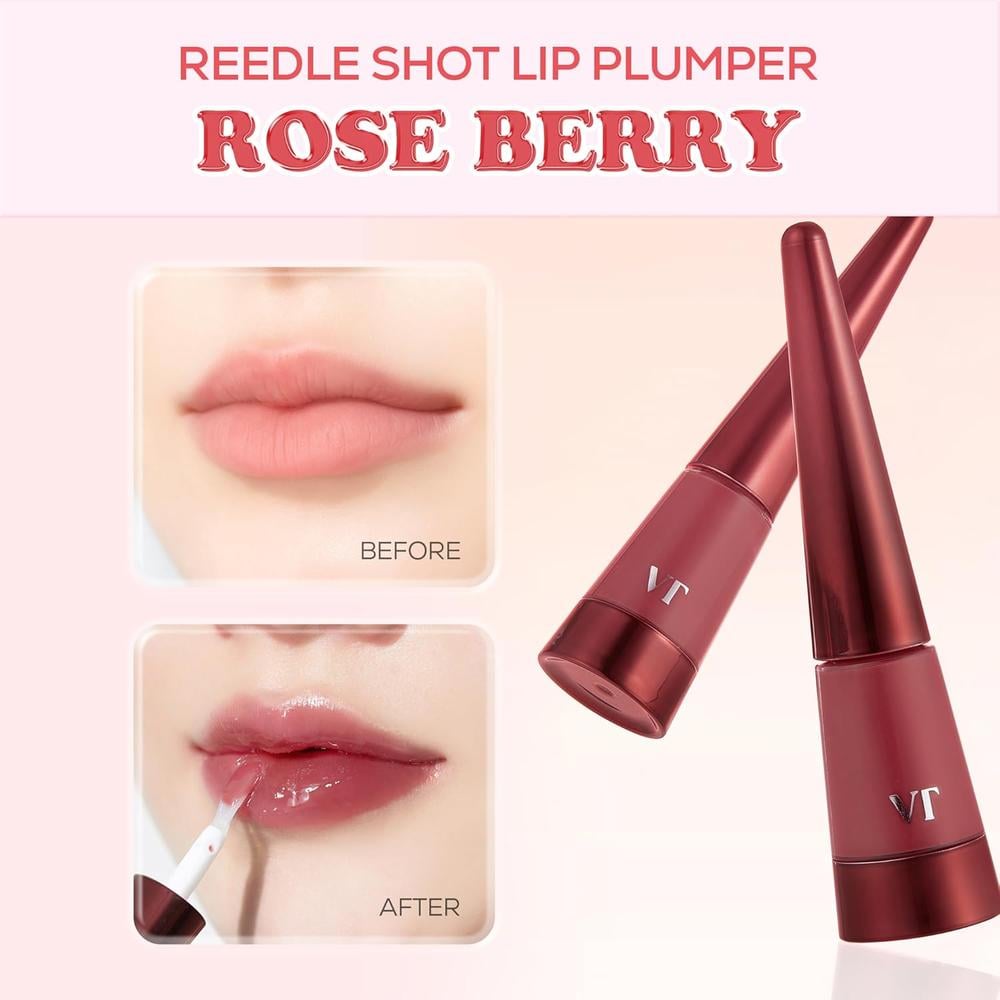 VT COSMETICS REEDLE SHOT BRILLO LABIAL VOLUMINIZADOR ROSA BAYA 4.3G - 2