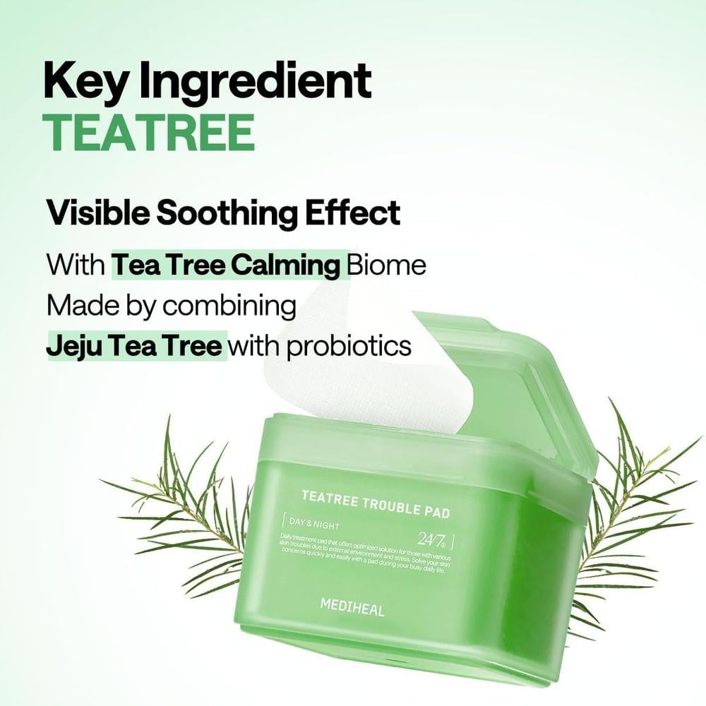 MEDIHEAL TEATREE TROUBLE PAD 100 UDS - 5