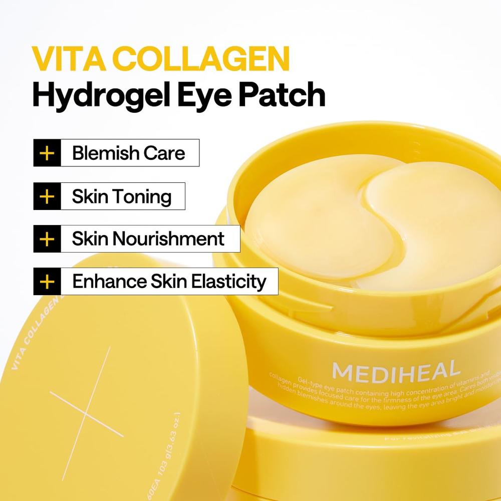 MEDIHEAL PARCHES DE OJOS COLÁGENO VITA 60 UDS - 2