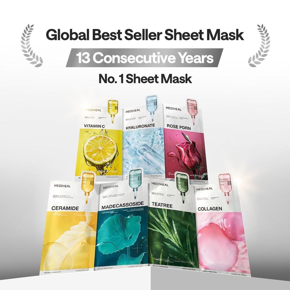 MEDIHEAL MASCARILLA ESENCIAL DE TEJIDO MADECASSOSIDE 10 UDS - 3
