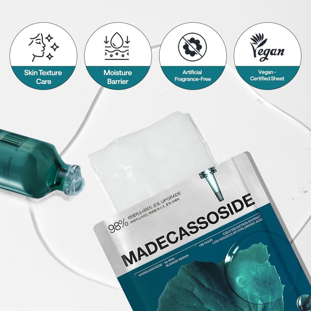 MEDIHEAL MASCARILLA ESENCIAL DE TEJIDO MADECASSOSIDE 10 UDS - 6