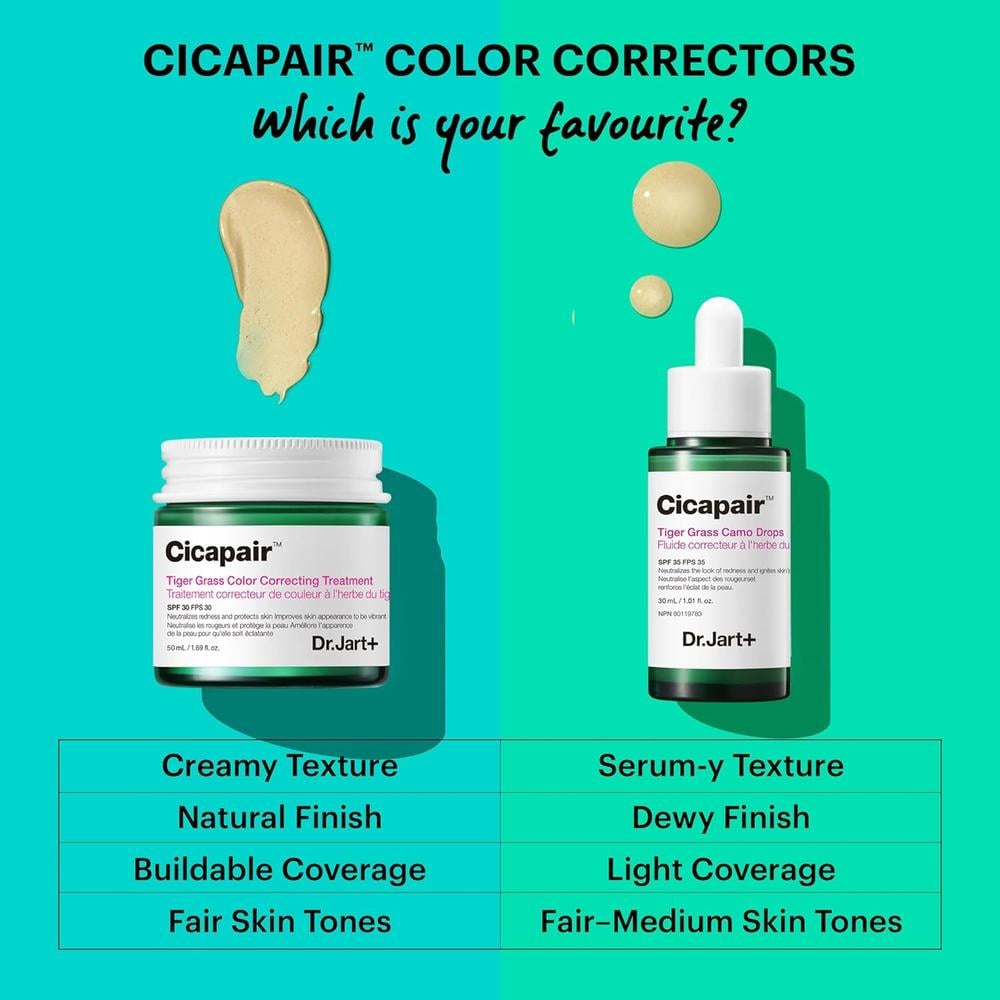 CICAPAIR COLOR CORRECTING CC CREAM SPF 30 - 0.5 OZ / 15 ML DR.JART+ - 4