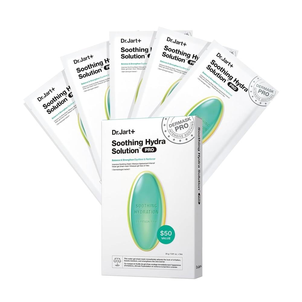 DR. JART+ DERMASK SOOTHING HYDRA SOLUTION MASCARILLA FACIAL CALMANTE 5 UND - 1