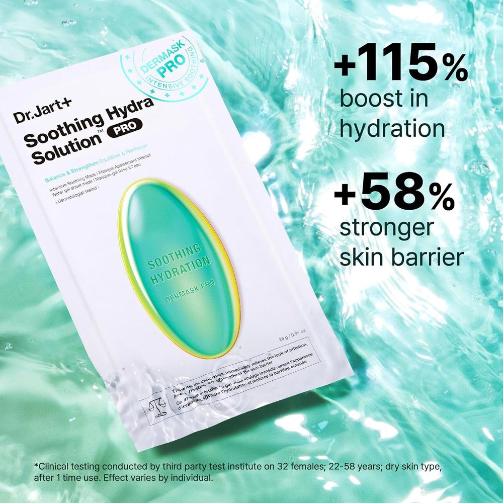 DR. JART+ DERMASK SOOTHING HYDRA SOLUTION MASCARILLA FACIAL CALMANTE 5 UND - 2
