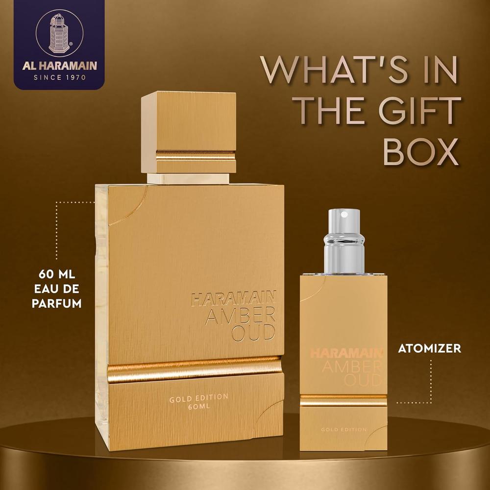 AL HARAMAIN AMBER OUD GOLD EDP UNISEX | 2 OZ / 60 ML - 2