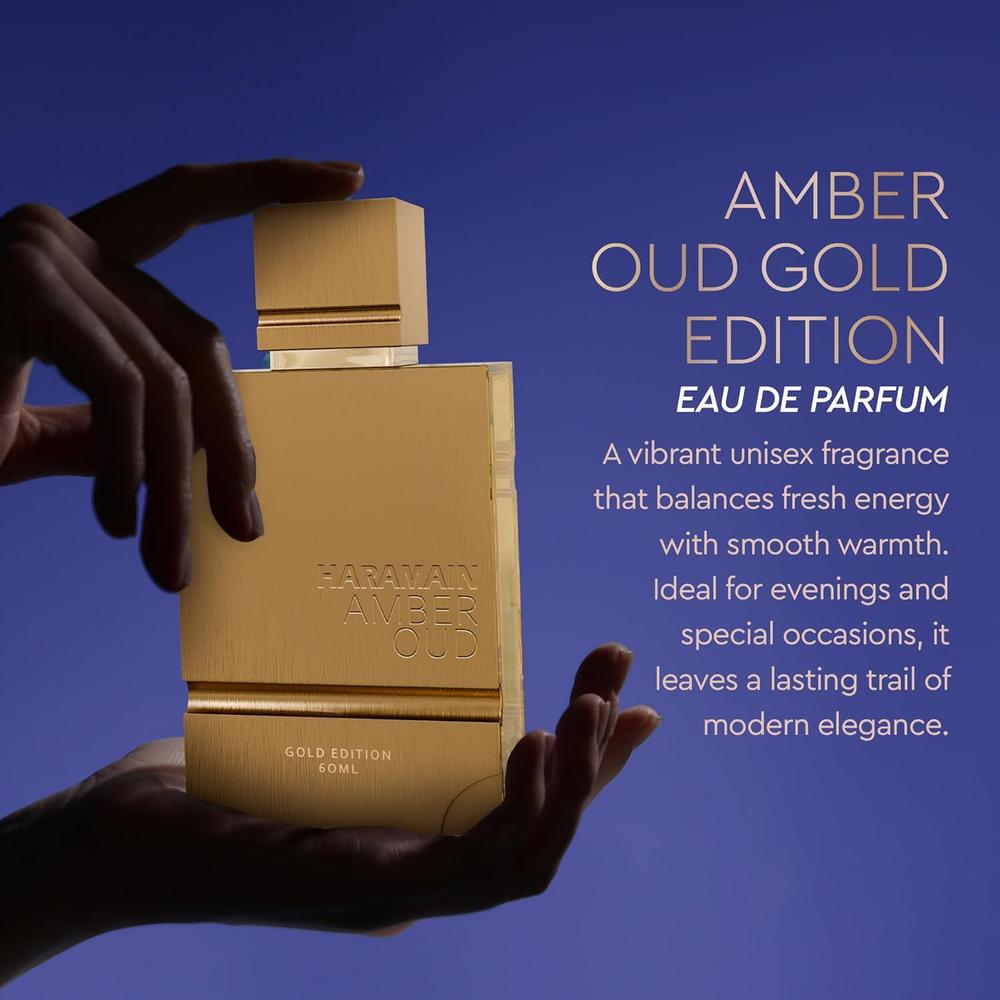 AL HARAMAIN AMBER OUD GOLD EDP UNISEX | 2 OZ / 60 ML - 3