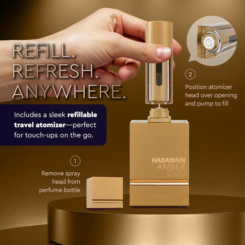 AL HARAMAIN AMBER OUD GOLD EDP UNISEX | 2 OZ / 60 ML - 6