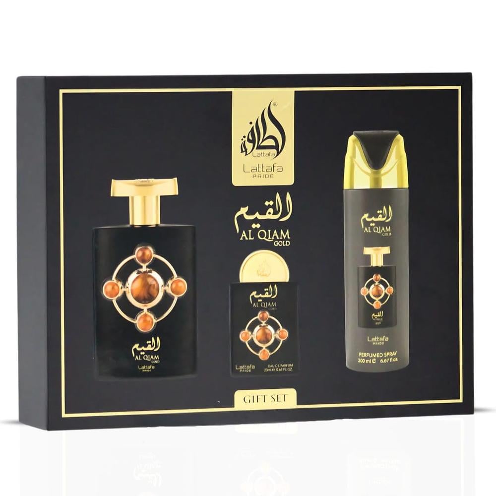 LATTAFA PRIDE SET DE REGALO AL QIAM GOLD EDP HOMBRE - 1