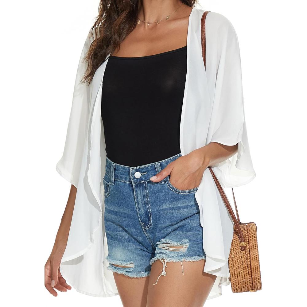 BLUSA KIMONO MUJER CHICGAL | BLANCO - 3
