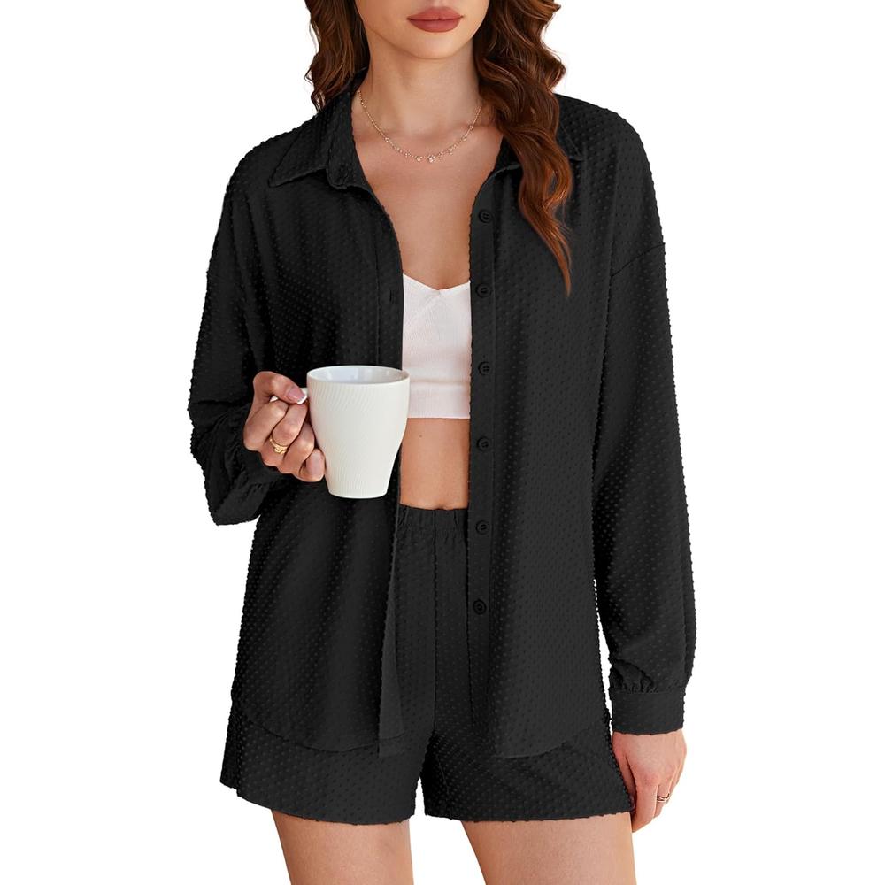 CONJUNTO MUJER DOS PIEZAS EKOUAER | NEGRO - 1
