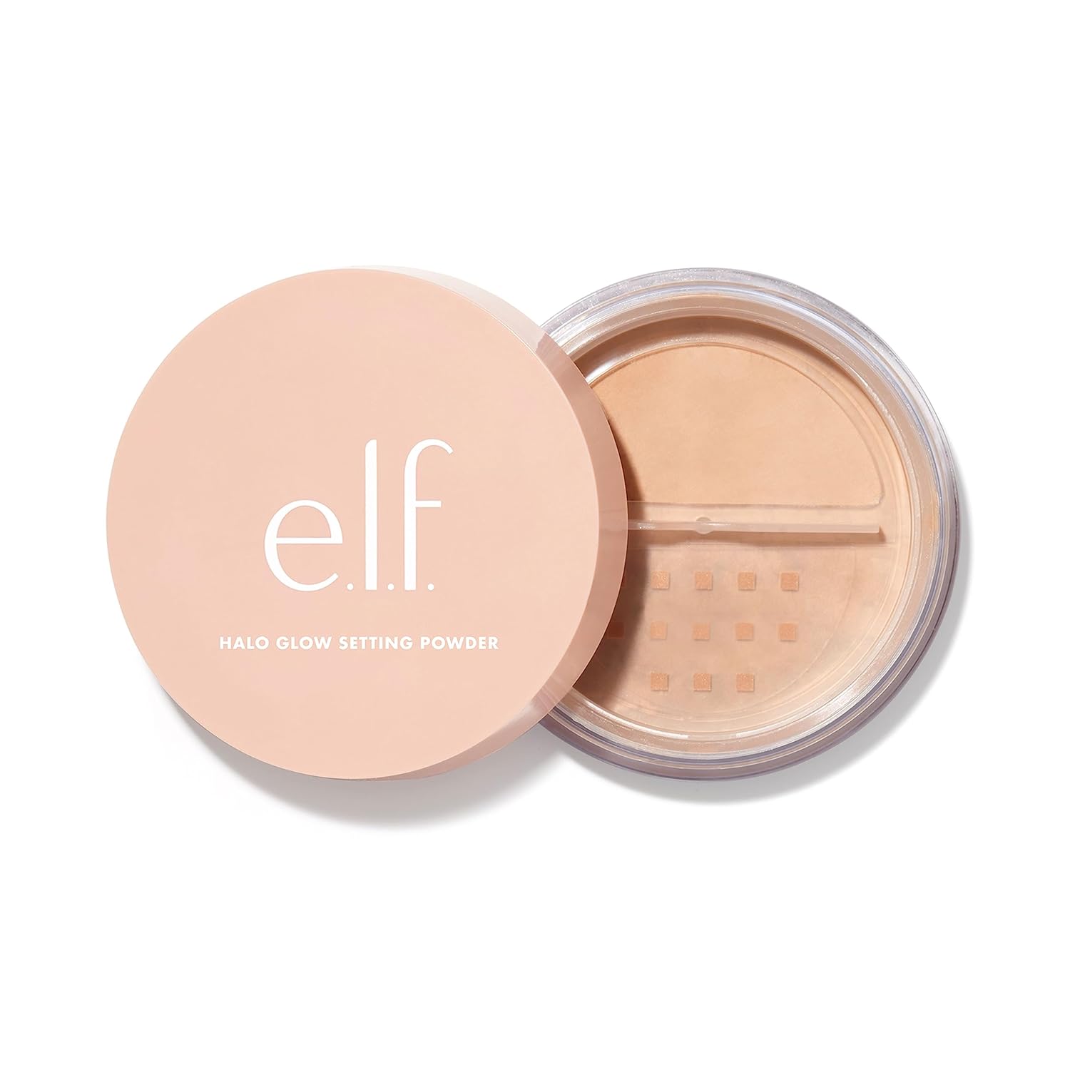 E.L.F. POLVO DE FIJACIÓN HALO GLOW, SEDOSO, NO PESA, DIFUMINADO, ALISA Y MINIMIZA LOS POROS Y LAS LÍNEAS FINAS 0.24 OZS - 1