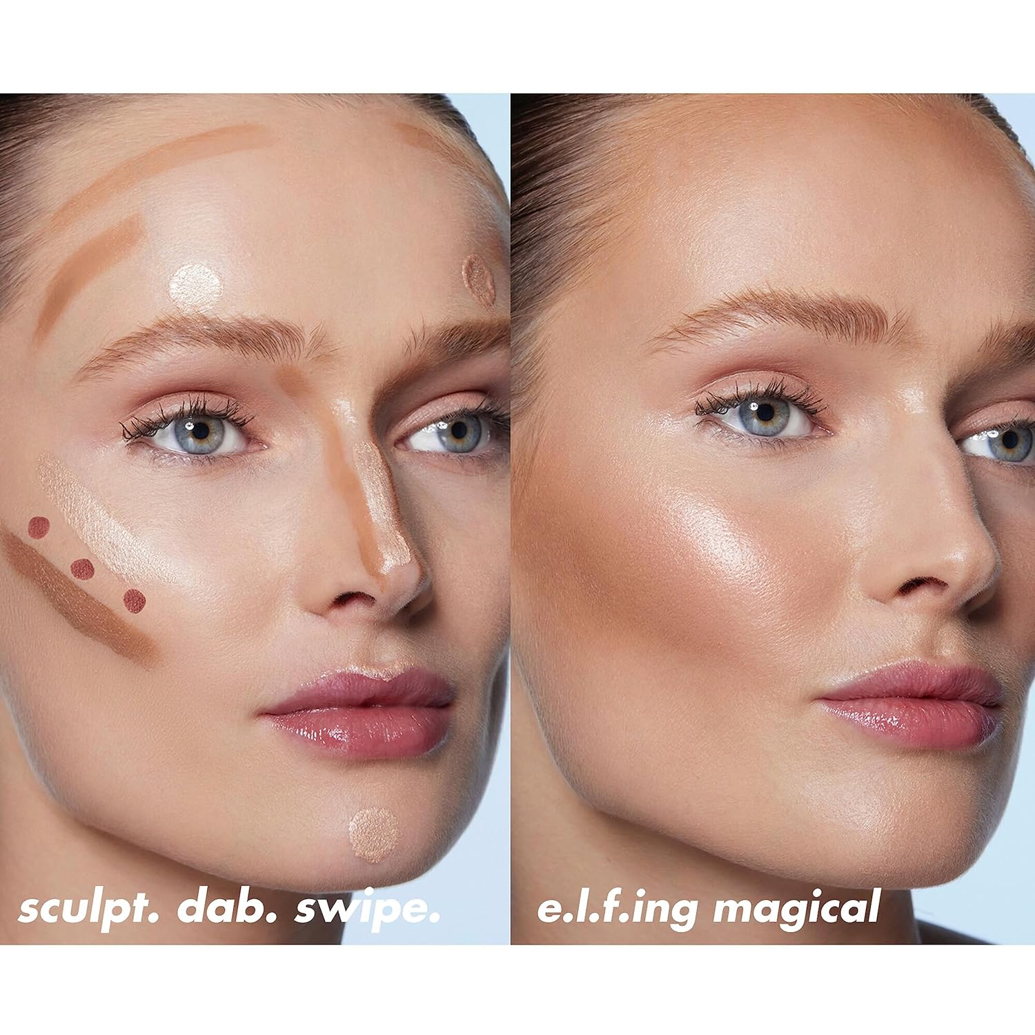 E.L.F. HALO GLOW CONTOUR BEAUTY WAND - VARITA DE CONTORNO LÍQUIDO PARA UN ASPECTO ESCULPIDO DE FORMA NATURAL - 4