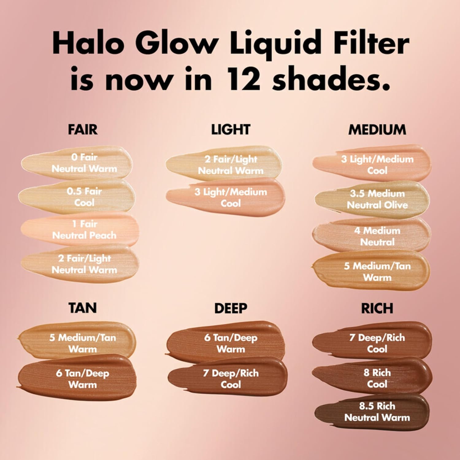 E.L.F. FILTRO LÍQUIDO HALO GLOW, POTENCIADOR DE TEZ PARA UN ASPECTO BRILLANTE Y SUAVE DE ENFOQUE, 4 MEDIANOS - 2