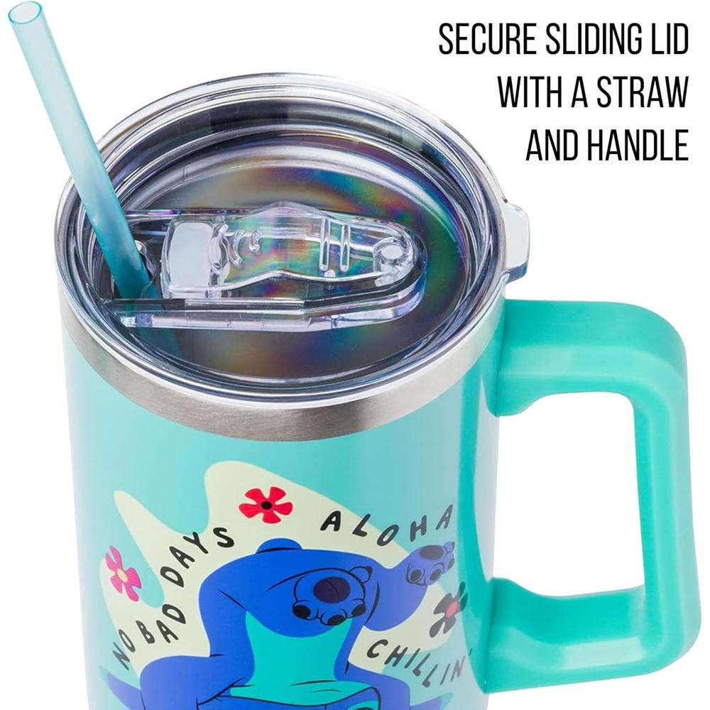 VASO CON ASA Y PAJITA LILO Y STITCH 40 OZ / 1183 ML | JADE - 2