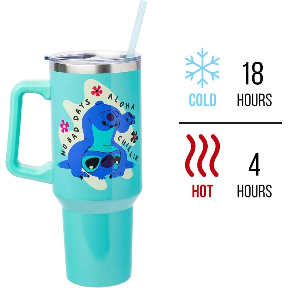 VASO CON ASA Y PAJITA LILO Y STITCH 40 OZ / 1183 ML | JADE - 3
