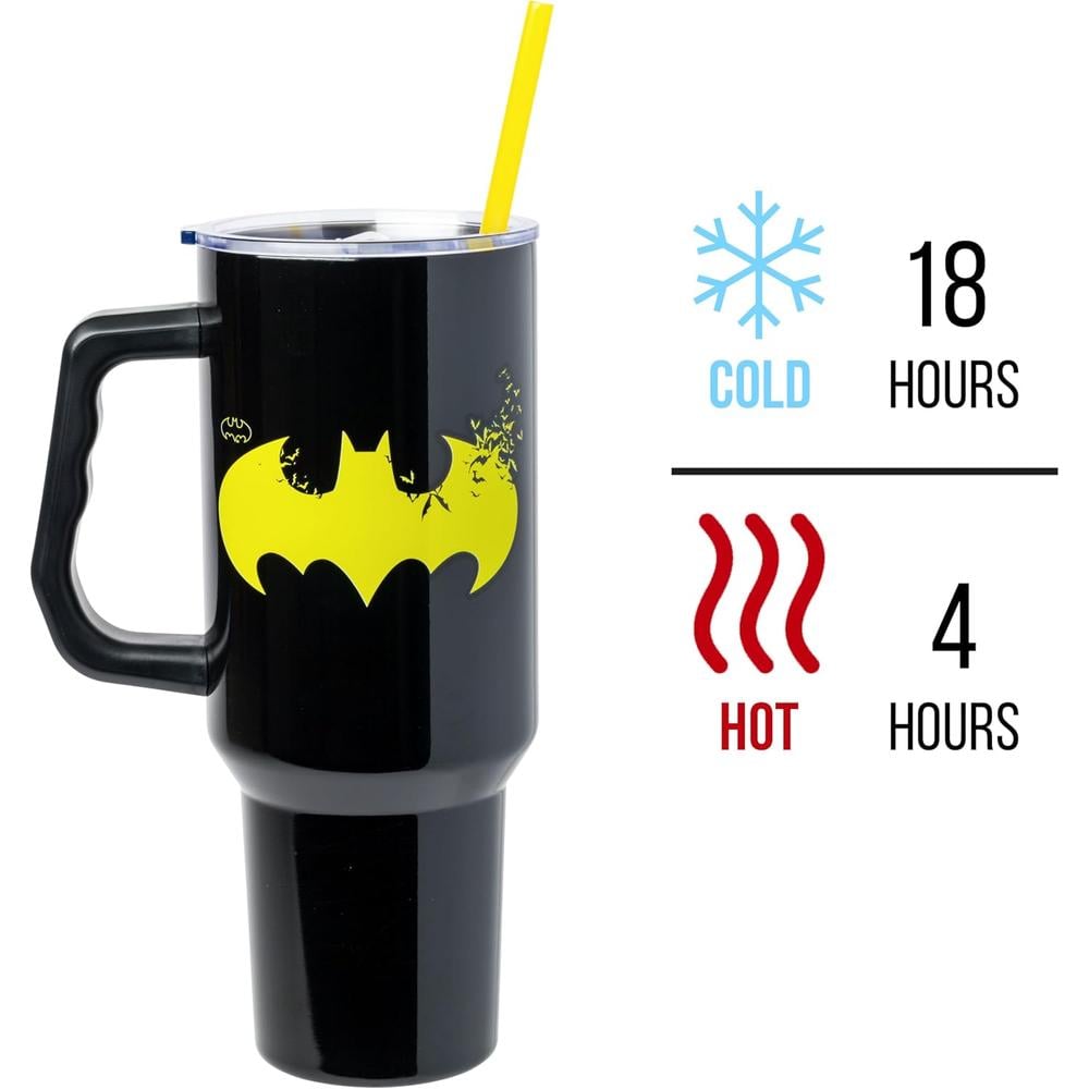 VASO CON ASA Y PAJITA BATMAN 40 OZ / 1183 ML - 3