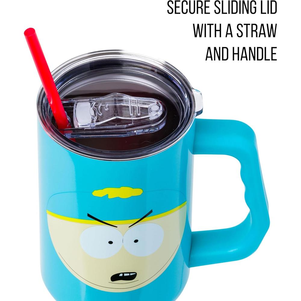 VASO  CON ASA Y PAJITA CARTMAN 40 OZ / 1183 ML - 2
