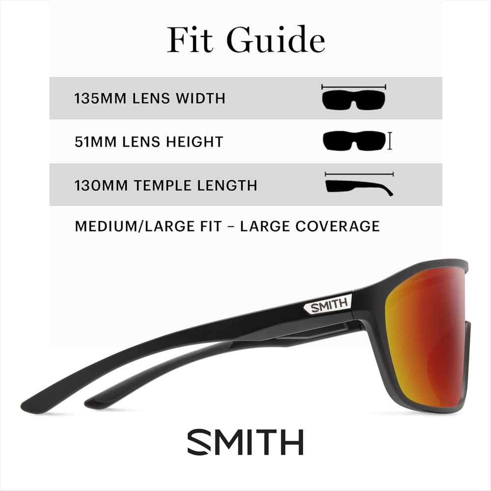 BOOMTOWN SUNGLASSES CHROMAPOP SHIELD LENS, UNISEX SMITH - 3