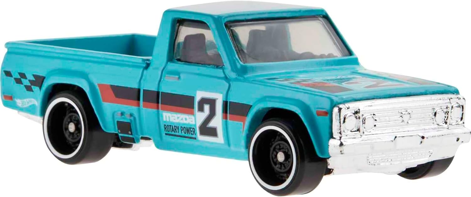 HOT WHEELS PAQUETE DE 10,CAMIONES DE JUGUETE EN ESCALA 1:64, MEZCLA DE LICENCIA OFICIAL Y SIN LICENCIA(LOS ESTILOS PUEDEN VARIAR) - 4