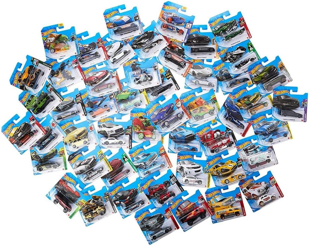 MATTEL HOT WHEELS 72 COUNT RANDOM CASE BASIC DIE-CAST TOY CARS - 3