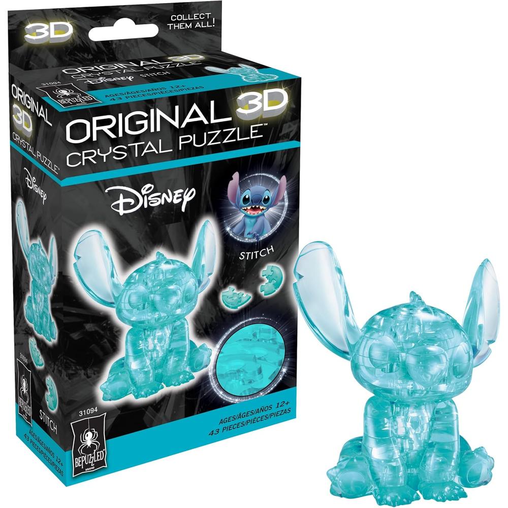 LILO Y STITCH | ROMPECABEZA 3D DE CRISTAL DE STITCH - 1
