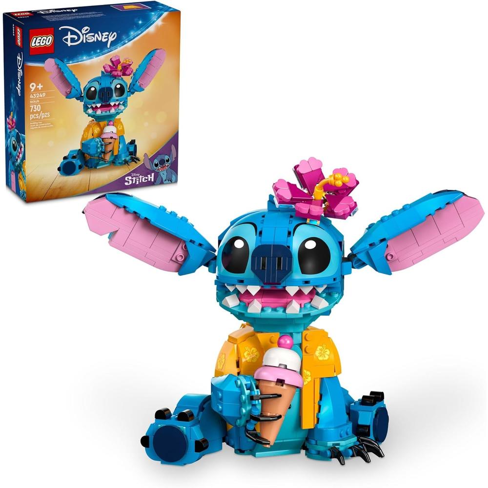LEGO | SET DE BLOQUES DE CONSTRUCCIÓN DE STITCH CON HELADO - 1