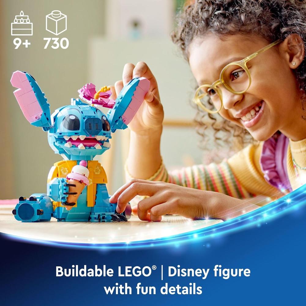 LEGO | SET DE BLOQUES DE CONSTRUCCIÓN DE STITCH CON HELADO - 2