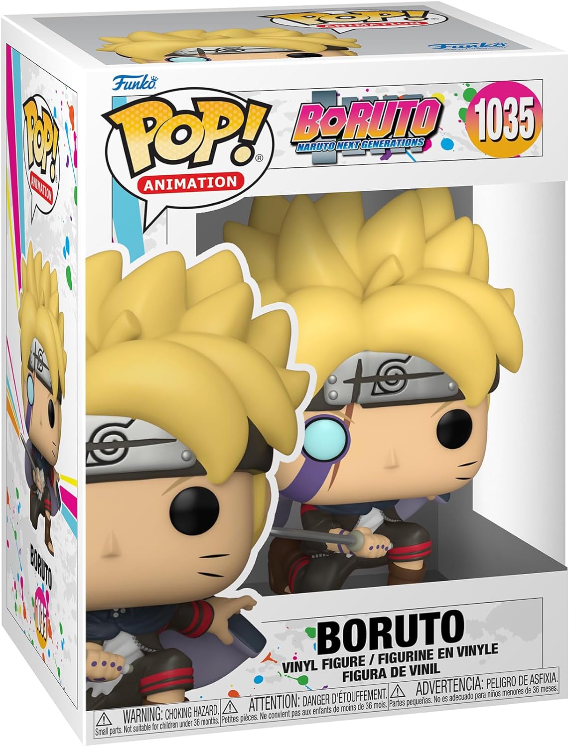 FUNKO POP! ANIMACIÓN: BORUTO - BORUTO CON MARCAS - 1