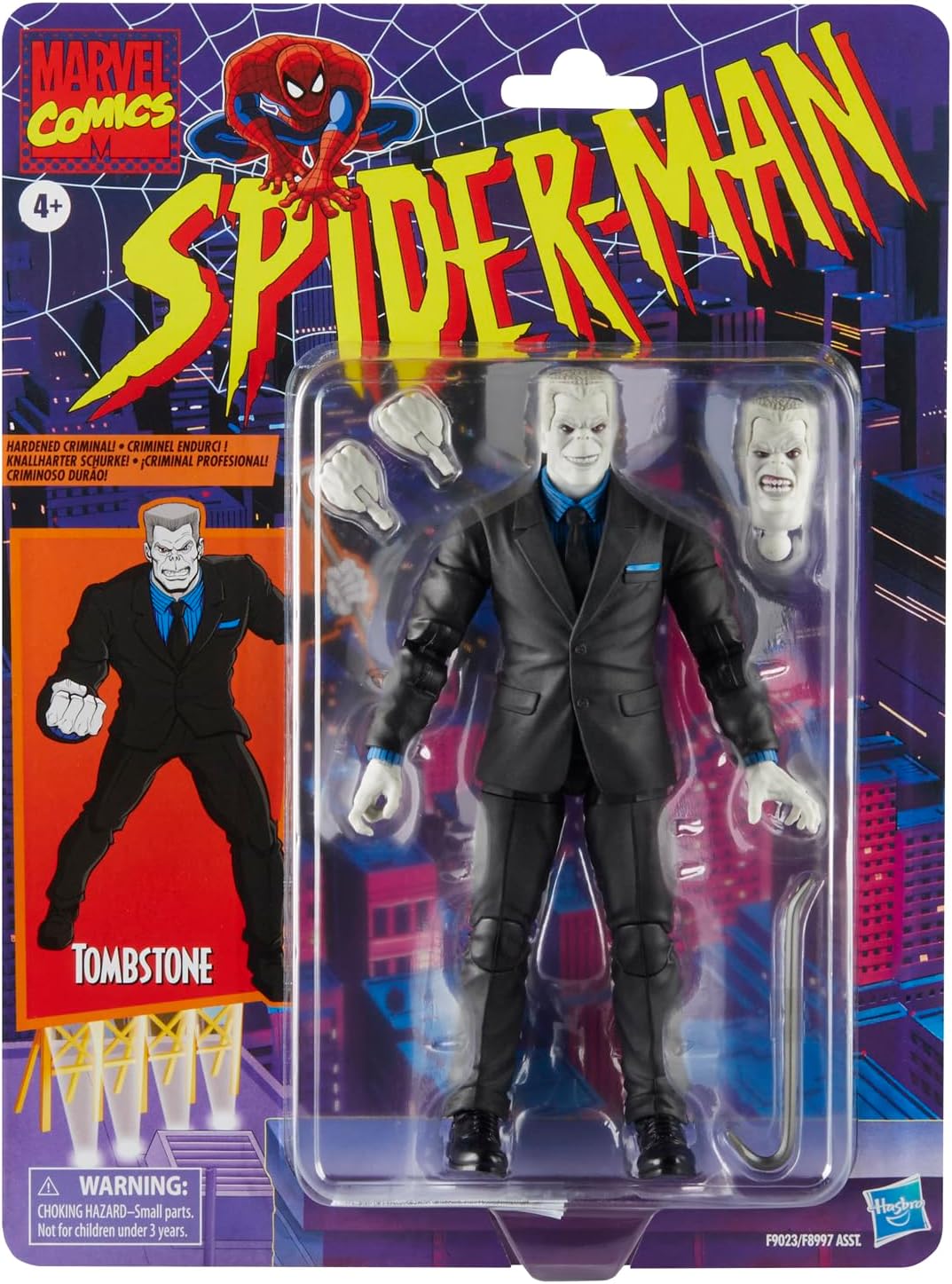 MARVEL LEGENDS SERIES TOMBSTONE, SPIDER-MAN COMICS FIGURA DE ACCIÓN COLECCIONABLE DE 6 PULGADAS - 2
