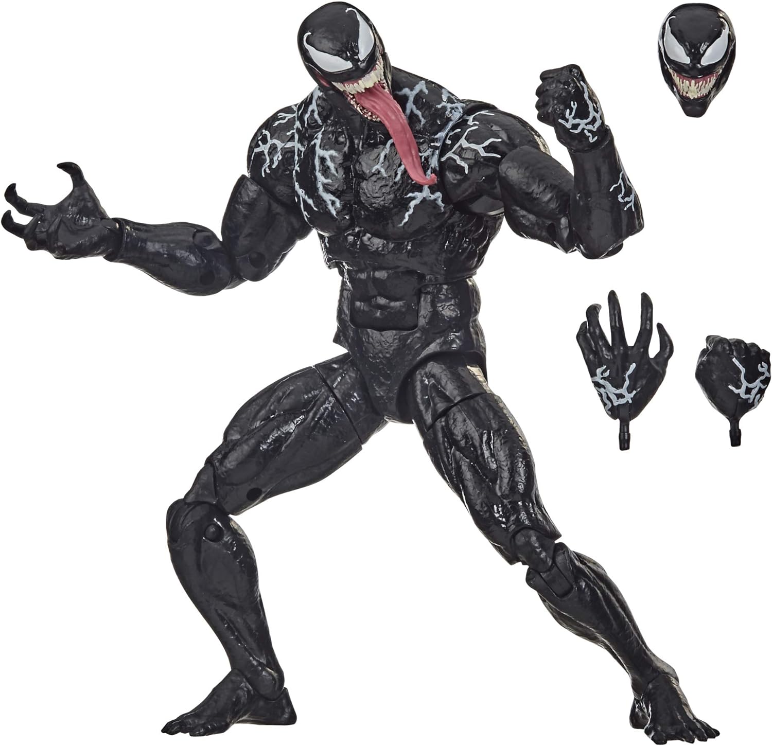 MARVEL HASBRO LEGENDS SERIES VENOM - FIGURA DE ACCIÓN COLECCIONABLE DE 6 PULGADAS, DISEÑO PREMIUM Y 3 ACCESORIOS - 1