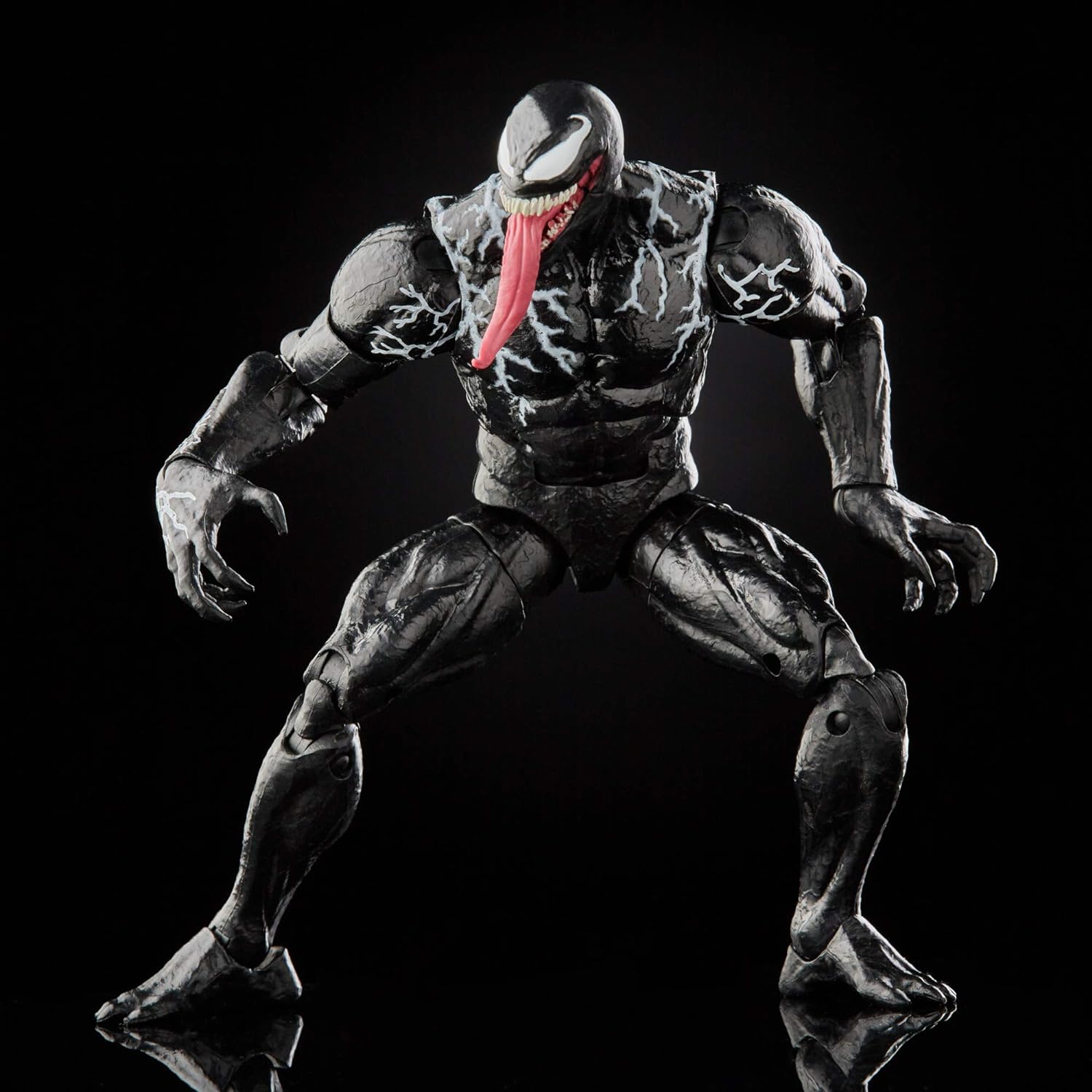 MARVEL HASBRO LEGENDS SERIES VENOM - FIGURA DE ACCIÓN COLECCIONABLE DE 6 PULGADAS, DISEÑO PREMIUM Y 3 ACCESORIOS - 4