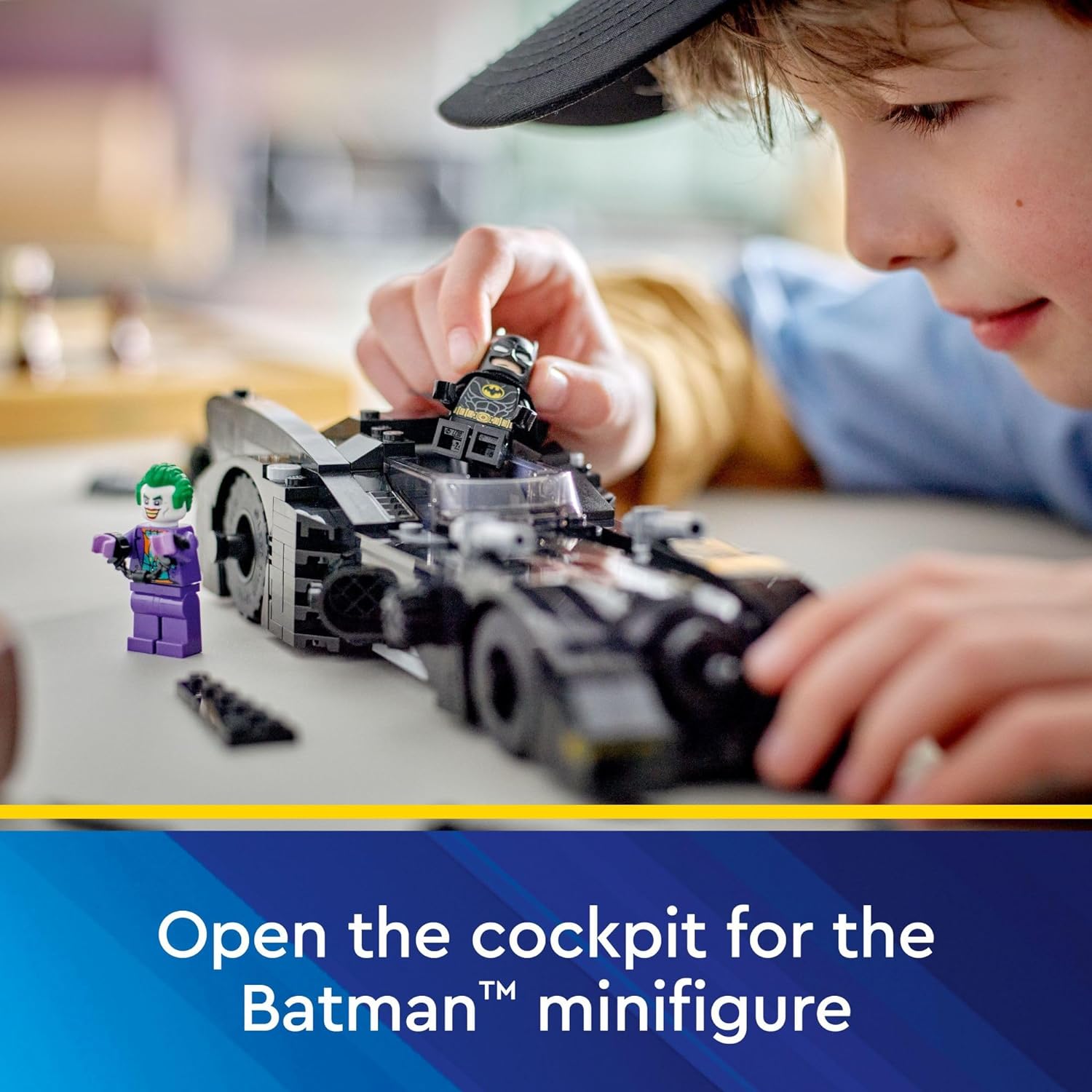 LEGO DC BATMOBILE: BATMAN VS. THE JOKER CHASE JUGUETES DE CONSTRUCCIÓN, VEHÍCULO DE BATMAN CON ARMAS Y UNA CABINA - 3