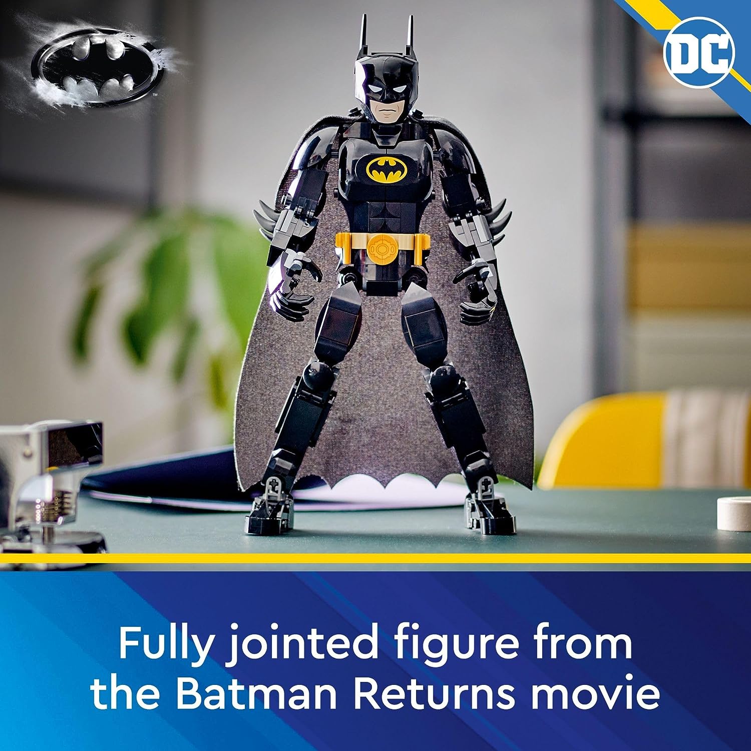 LEGO DC BATMAN FIGURA DE ACCIÓN PARA CONSTRUIR, JUGUETE TOTALMENTE ARTICULADO CON CAPA Y DETALLES AUTÉNTICOS DE LA PELÍCULA - 2