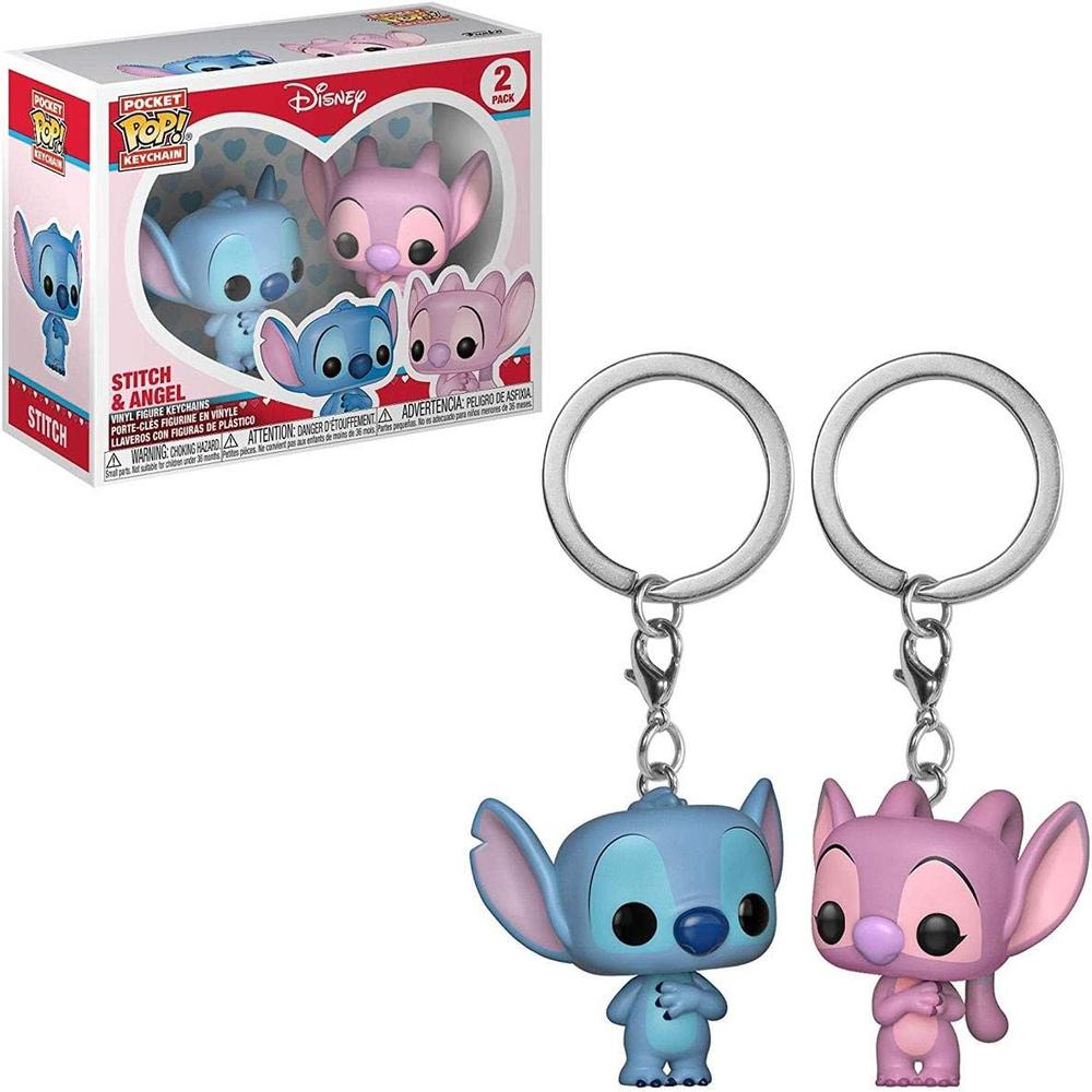 FUNKO POP | LLAVEROS DE STITCH Y ÁNGELA (PRODUCTO OFICIAL) - 1