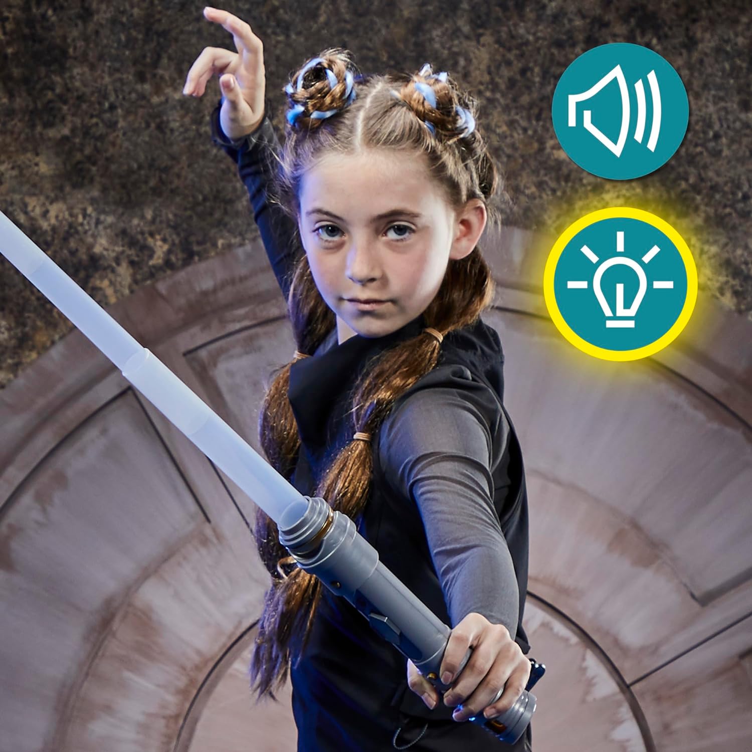 STAR WARS LIGHTSABER FORGE AHSOKA TANO, SABLE ELECTRÓNICO PERSONALIZABLE BLANCO, JUGUETES PARA NIÑOS Y NIÑAS DE 4 AÑOS - 3