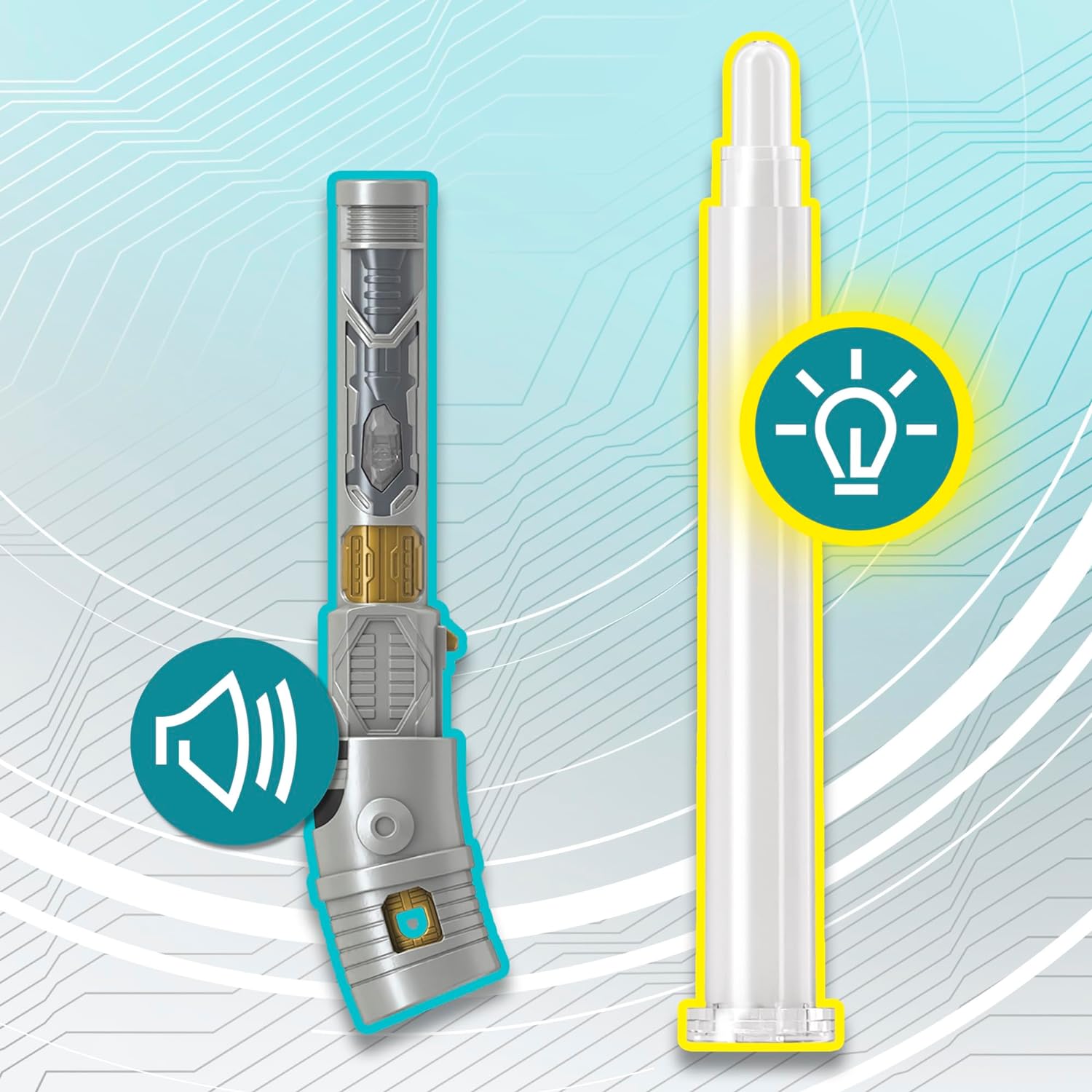 STAR WARS LIGHTSABER FORGE AHSOKA TANO, SABLE ELECTRÓNICO PERSONALIZABLE BLANCO, JUGUETES PARA NIÑOS Y NIÑAS DE 4 AÑOS - 4