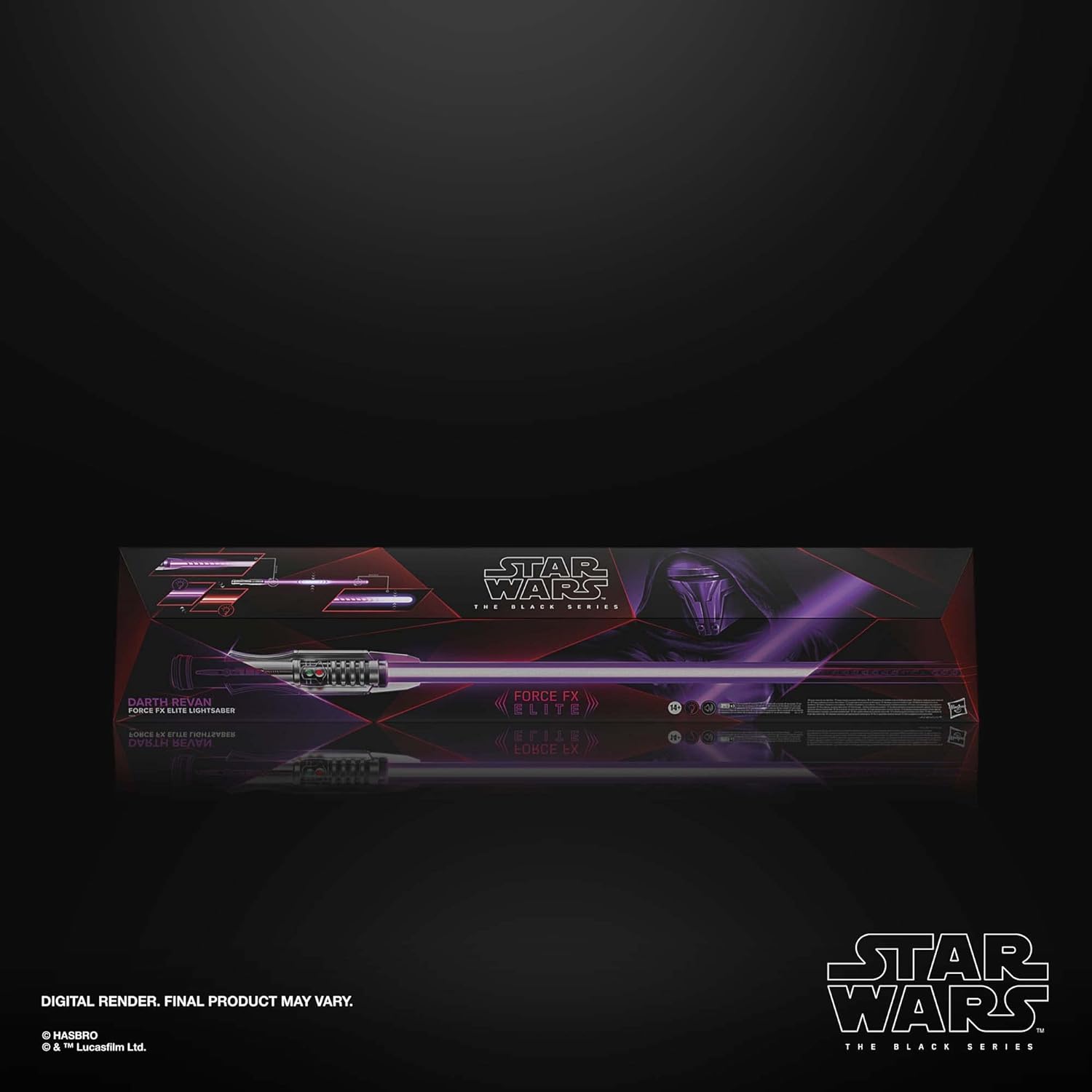 STAR WARS THE BLACK SERIES DARTH REVAN FORCE FX ELITE - SABLE LÁSER ELECTRÓNICO CON LED AVANZADOS Y EFECTOS DE SONIDO - 6