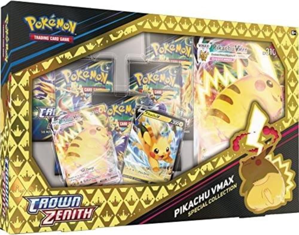 POKÉMON TCG: COLECCIÓN ESPECIAL CROWN ZENITH - PIKACHU VMAX - 1