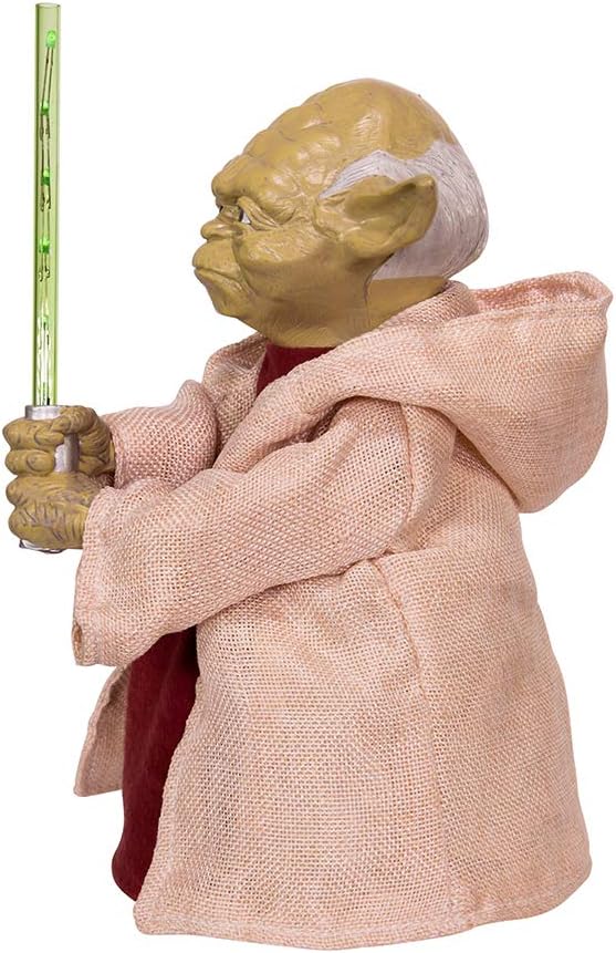KURT ADLER - YODA DE STAR WARS CON BATERÍA DE 12 PULGADAS CON SABLE DE LUZ LED - 4