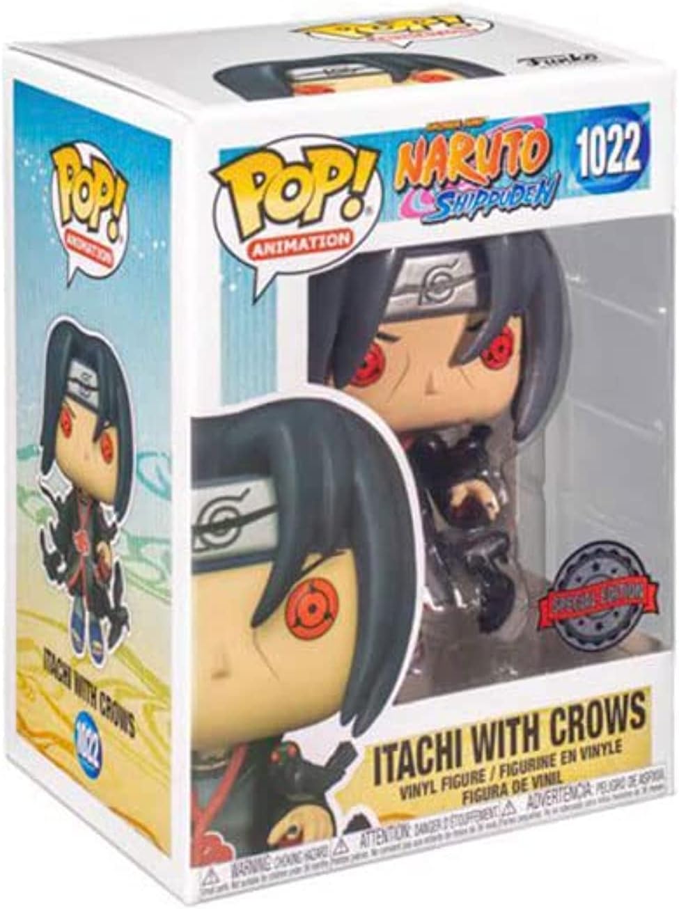 FUNKO POP! ANIMACIÓN: NARUTO SHIPPUDEN - ITACHI CON CUERVOS (EXCLUSIVO) VINILO POP - 1