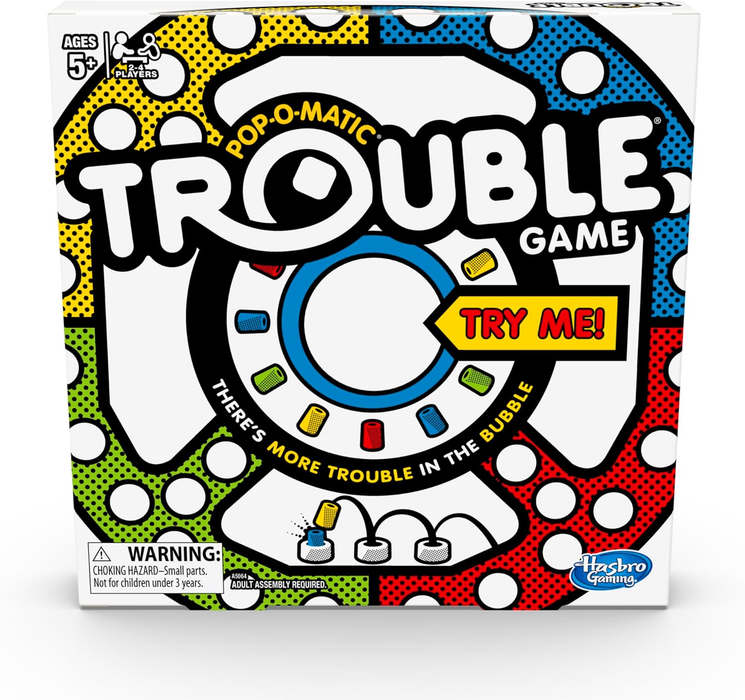 JUEGO TROUBLE GAME, MULTICOLOR - 1