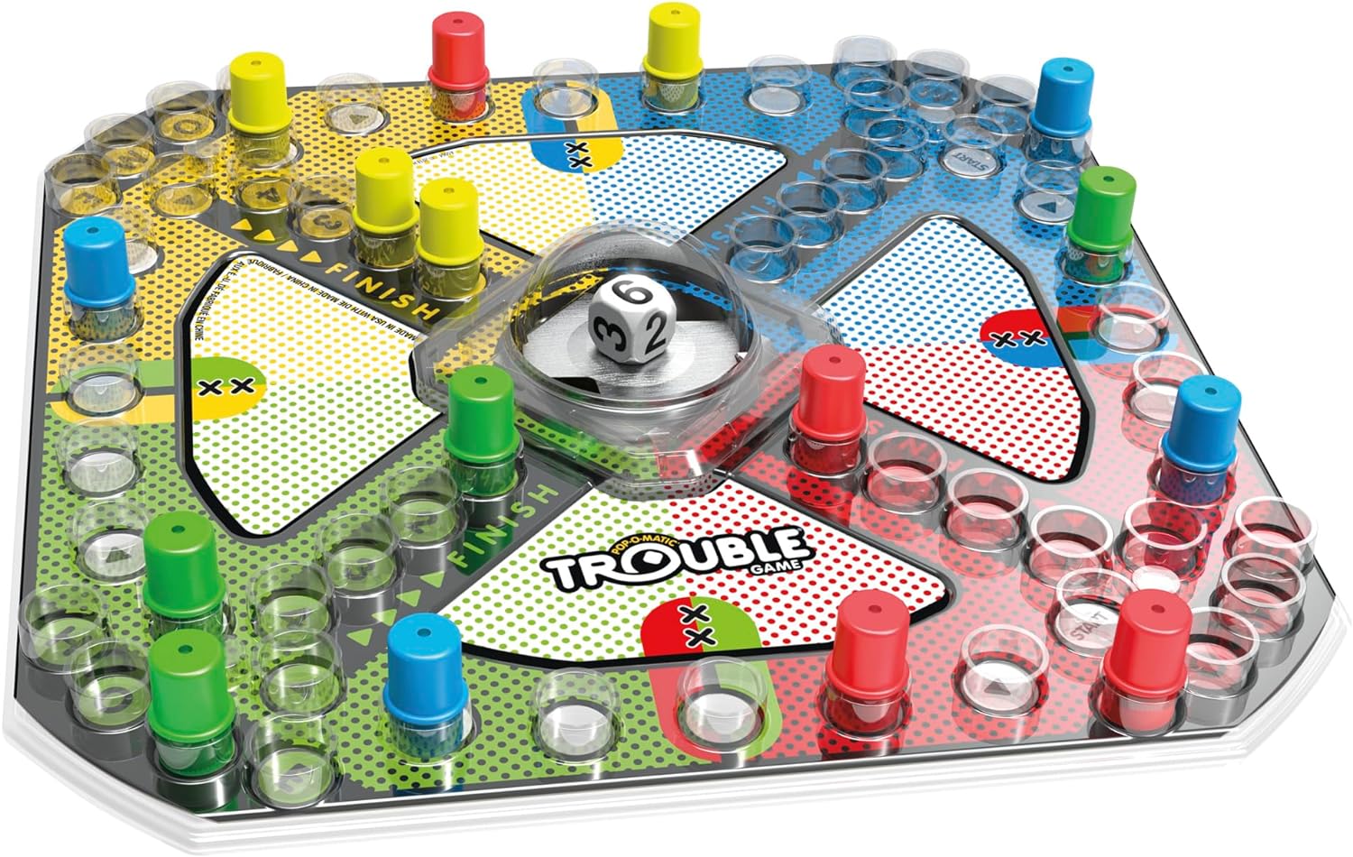 JUEGO TROUBLE GAME, MULTICOLOR - 3