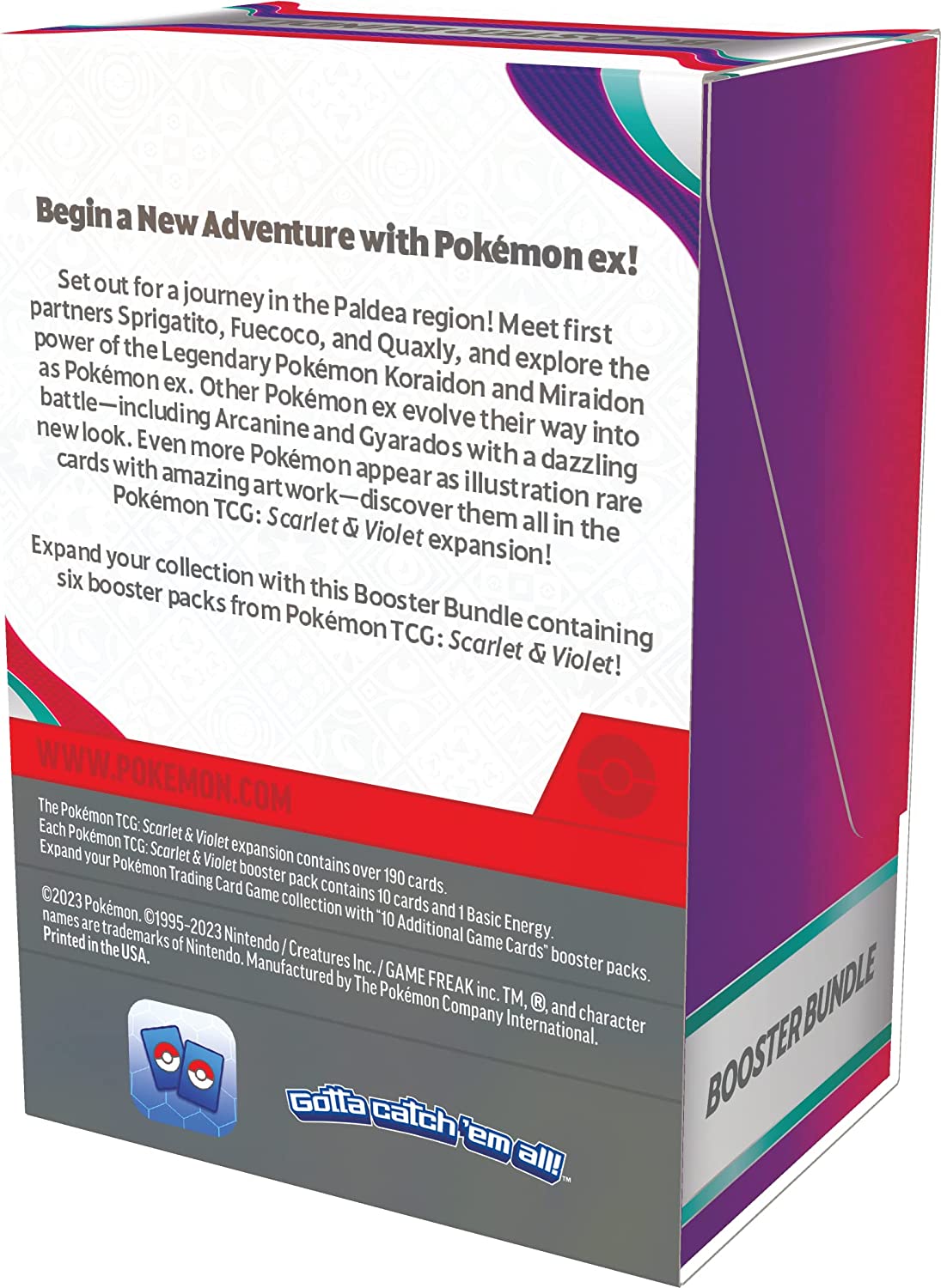 POKÉMON TCG: PAQUETE DE REFUERZO ESCARLATA Y VIOLETA - 3