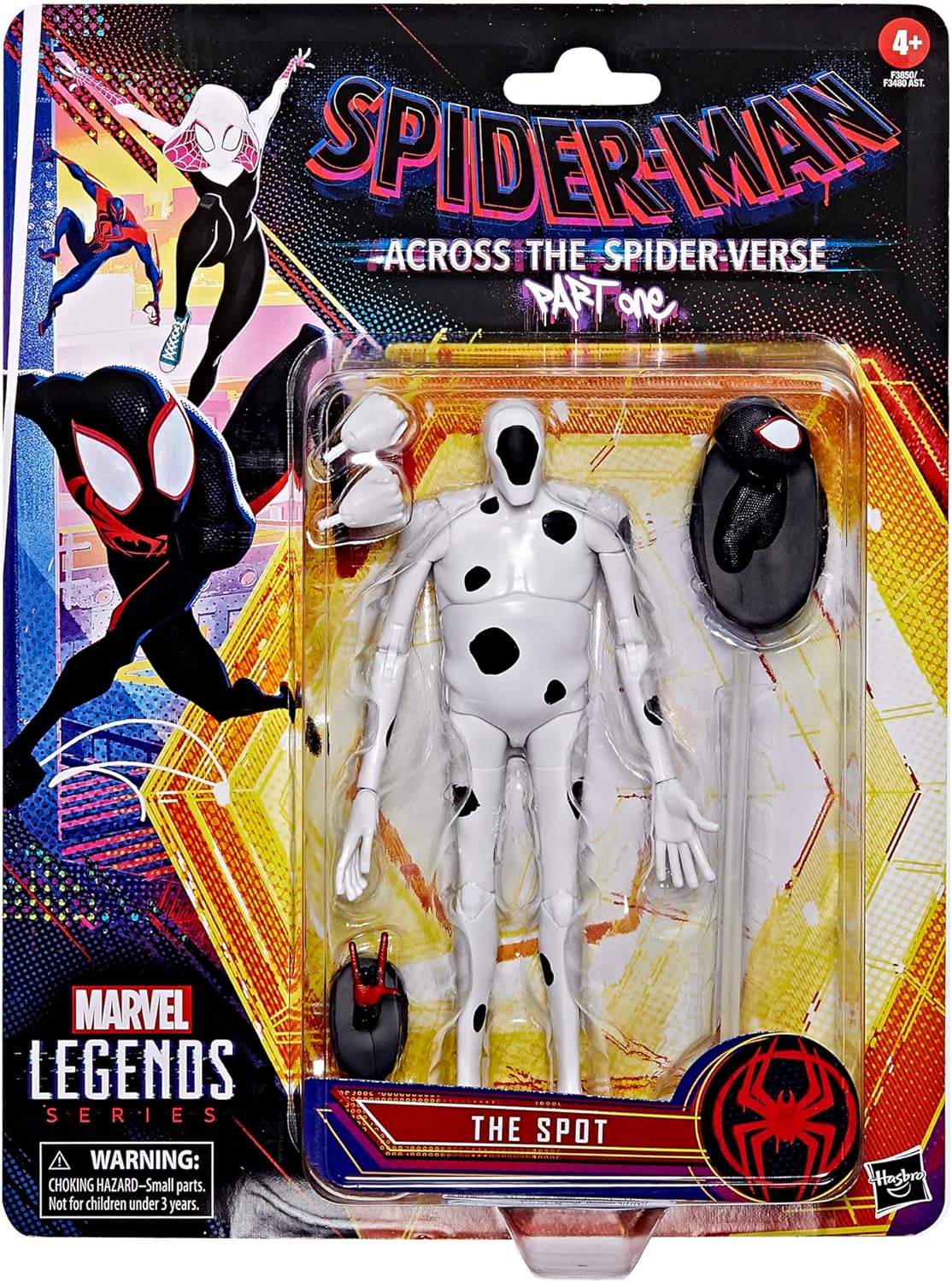 MARVEL SPIDER-MAN LEGENDS SERIES ACROSS THE SPIDER-VERSE THE SPOT - FIGURA DE ACCIÓN DE 6 PULGADAS, 5 ACCESORIOS, COLOR BLANCO - 2