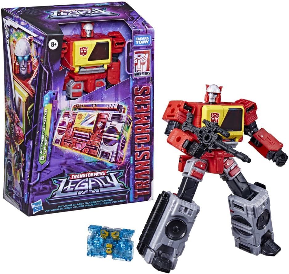 TRANSFORMERS TOYS GENERATIONS LEGACY VOYAGER AUTOBOT BLASTER Y EJECT FIGURAS DE ACCIÓN - 3