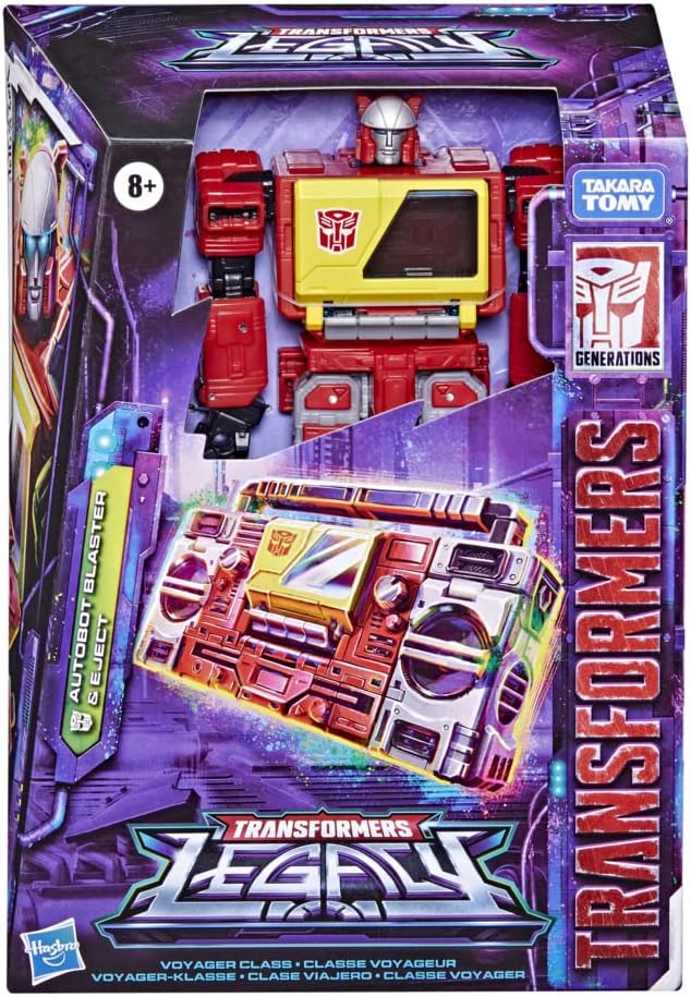 TRANSFORMERS TOYS GENERATIONS LEGACY VOYAGER AUTOBOT BLASTER Y EJECT FIGURAS DE ACCIÓN - 4