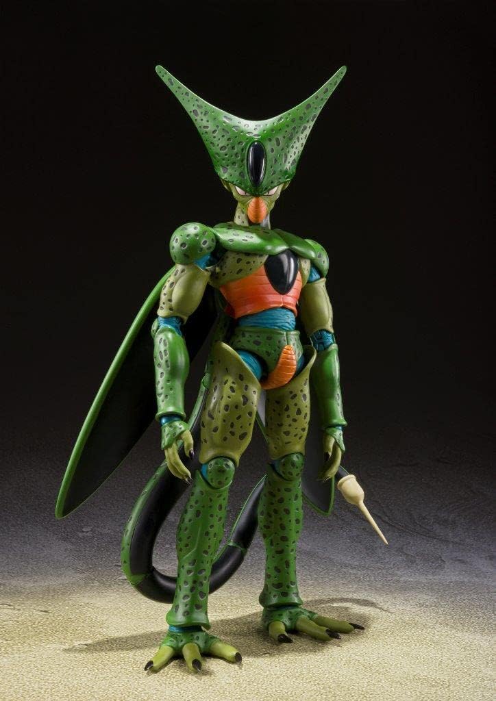 TAMASHII NATIONS - DRAGON BALL Z - FIGURA DE ACCIÓN CELL FIRST FORM, BANDAI SPIRITS S.H.FIGUARTS - 6