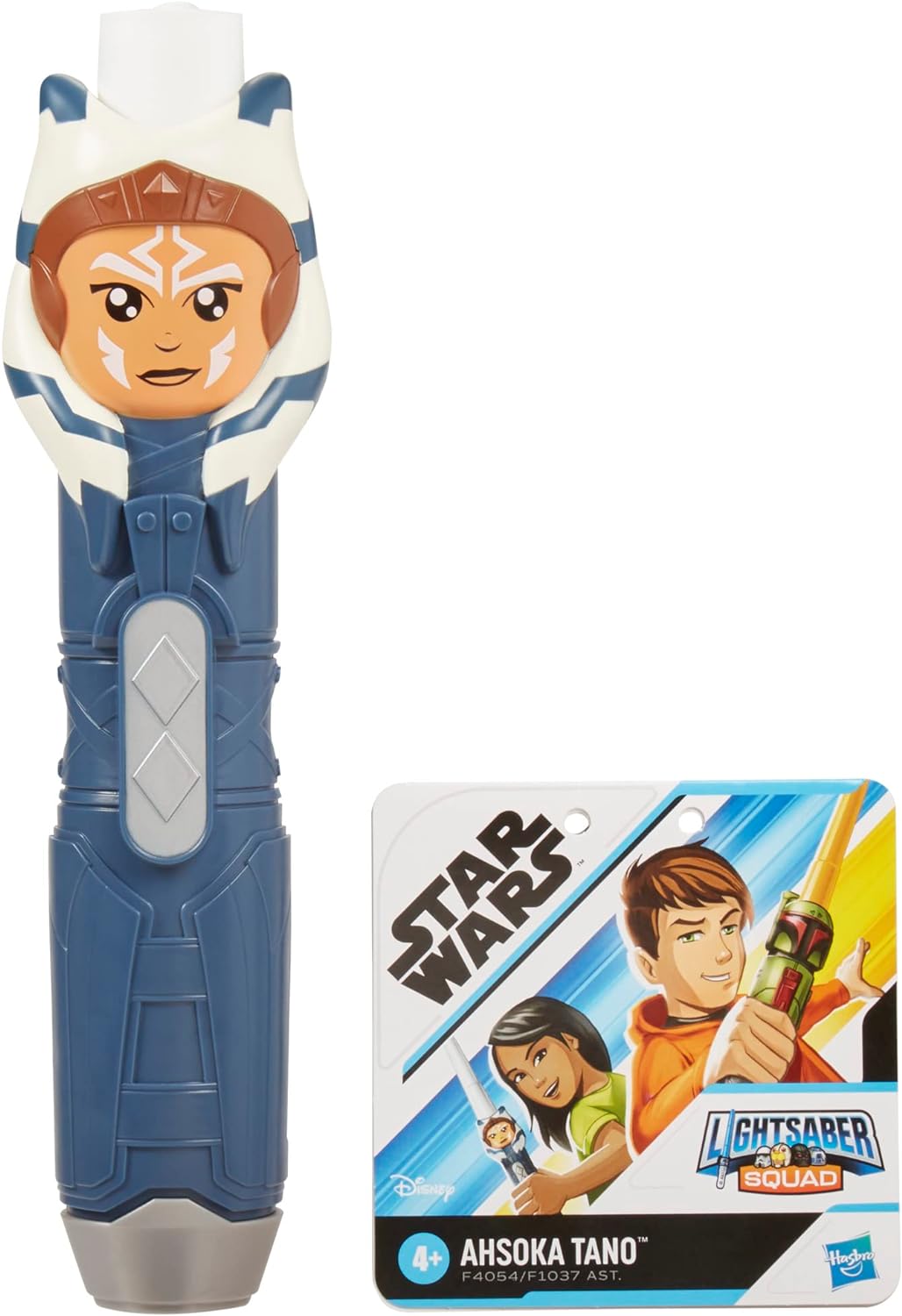 STAR WARS LIGHTSABER SQUAD AHSOKA TANO - JUEGO DE ROL CON SABLE DE LUZ BLANCO EXTENSIBLE,JUEGO DE SIMULACIÓN,JUGUETE MANDALORIANO - 6
